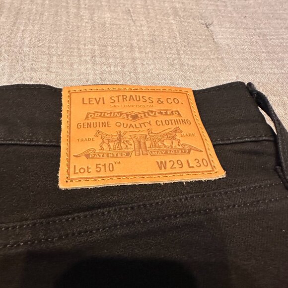Black Levi's 510 skinny jeans (29x30) - Picture 5 of 5